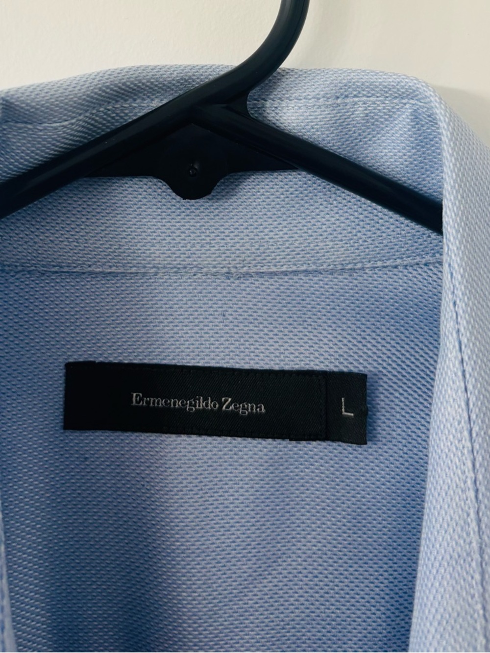 Ermenegildo Zegna Light Blue Dress Shirt - Picture 6 of 6